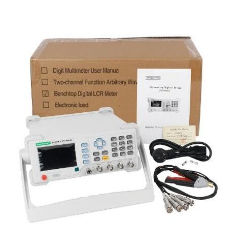 ET4501 LCR Meter Capacitance Meter 10-10KHz (1Hz Step). 5 -Digit Display for L/C/R/Z etc. Wide Range: L (0.001µH - 9999H), C (0.001pF - 99.999mF), R (0.0001Ω - 99.99MΩ). Accuracy 0.1% in Kuwait