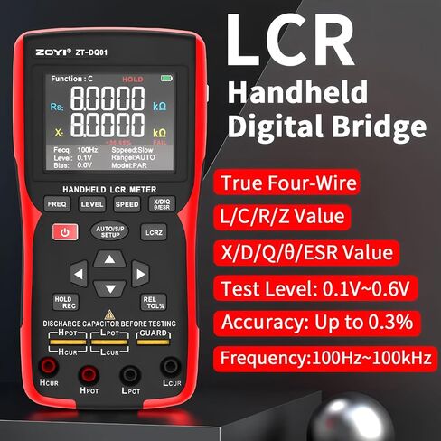 مقياس LCR ZT-DQ01 جسر رقمي محمول باليد مقياس LCR السعة المقاومة الحث zt-dq02 اختبار متعدد (DQ 01 ​​KitII) in Kuwait