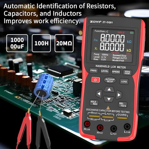 مقياس LCR ZT-DQ01 جسر رقمي محمول باليد مقياس LCR السعة المقاومة الحث zt-dq02 اختبار متعدد (DQ 01 ​​KitII) in Kuwait