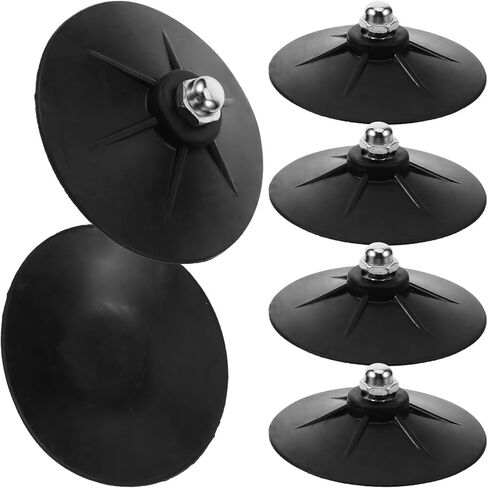 Ciieeo 6pcs Rubber Sandbag Suction Cups Base for Boxing Bag Replacement Stable Heavy-Duty Floor Anchors Accessories for Freestanding Punching Bag Training in Saudi Arabia