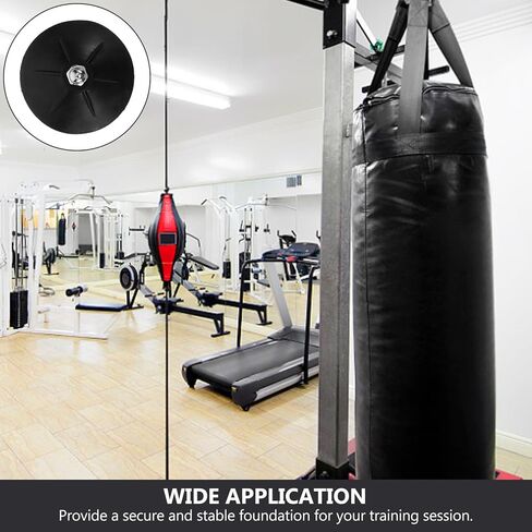 Ciieeo 6pcs Rubber Sandbag Suction Cups Base for Boxing Bag Replacement Stable Heavy-Duty Floor Anchors Accessories for Freestanding Punching Bag Training in Saudi Arabia