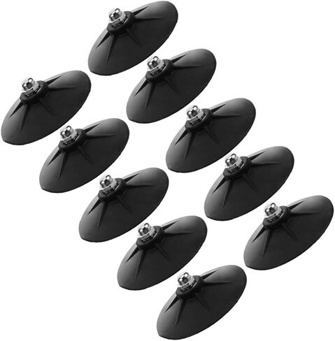 POPETPOP 10pcs Heavy Duty Rubber Suction Cups for Punching Bag Stand Replacement Base, Strong Suction Boxing Sandbag Accessories for Home Gym Stability and Floor Anchors in Saudi Arabia