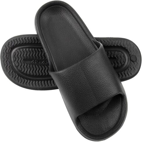 Trail maker 50 Pairs Slide Sandals for Men Wholesale Flip Flops for Men Rubber, for Wedding, Bulk House Shoes for Guests Bulk Washable in Saudi Arabia