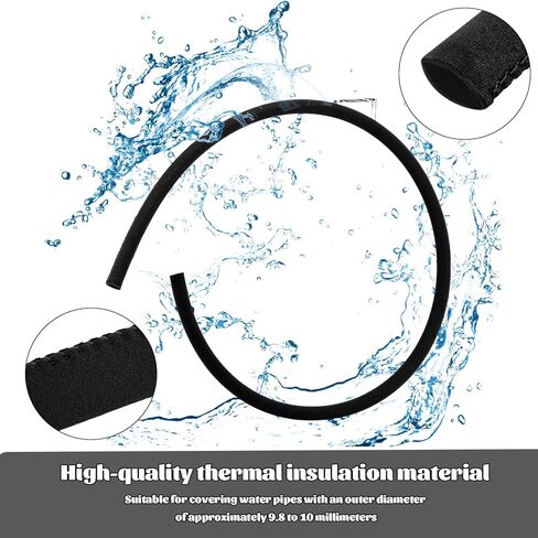 6 Pcs Water Bladder Tube Cover with Clips Neoprene Insulation Hose Sleeve for Hiking Running Cycling Hydration in Kuwait