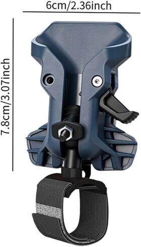 Tool Holder Belt Clip,Portable,Self Locking,Tool Belt Accessories Practical Convenient Drill Holder Organizer for Power Drill, Gray in Saudi Arabia