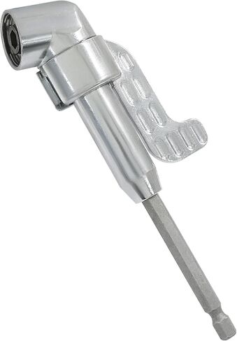 مرفق مثقاب بزاوية يمنى 2.5 بوصة، محول مفك براغي زاوية 105 درجة، حامل لقم مغناطيسي سداسي سريع التغيير 1/4 بوصة للمساحات الضيقة/المثقاب الكهربائي ومفتاح المقبس، قصير in Kuwait