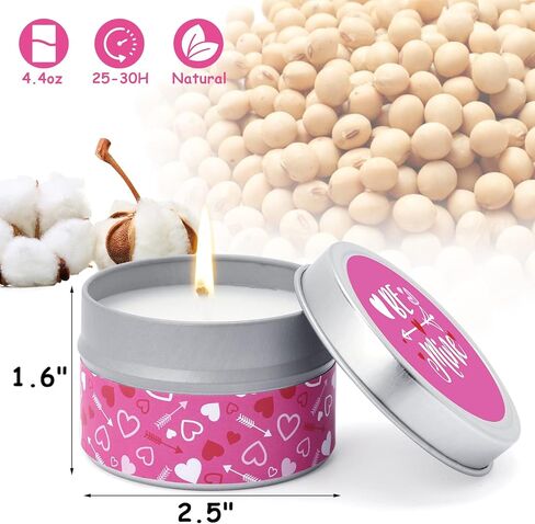 Scented Candle Gifts for Teachers, Teacher Appreciation Aromatherapy Candles for Home Natural Soy Wax Fragrance Candle for Women Thank You Teacher Back to School Retirement Gifts 4 Packs 4.4 oz in Kuwait