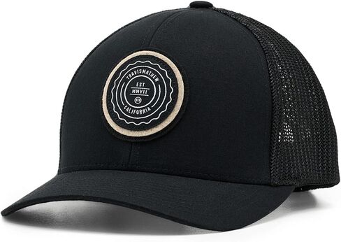 TravisMathew Mens The Patch (Trip L) Black/Tan One Size in Saudi Arabia