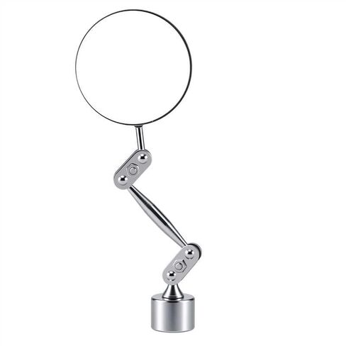 HARDK Inspection Mirror with Magnetic Base - 2 Inch Round Swivel Angle Ball Joint Antenna Inspection Tools for Arc, MIG,Spot Welding,Equipment Inspection,Mechanical Welding,Coffee Machine Maintenance in Kuwait