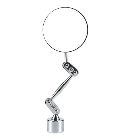 HARDK Inspection Mirror with Magnetic Base - 2 Inch Round Swivel Angle Ball Joint Antenna Inspection Tools for Arc, MIG,Spot Welding,Equipment Inspection,Mechanical Welding,Coffee Machine Maintenance in Kuwait