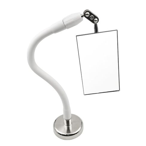 أداة مرآة فحص مغناطيسية مع رأس دوار 360 درجة قابل للتعديل، مرآة لحام للميكانيكا والسيارات، عصا تلسكوبية للأماكن الضيقة والبقع العمياء in Kuwait