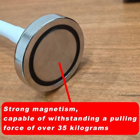 أداة مرآة فحص مغناطيسية مع رأس دوار 360 درجة قابل للتعديل، مرآة لحام للميكانيكا والسيارات، عصا تلسكوبية للأماكن الضيقة والبقع العمياء in Kuwait