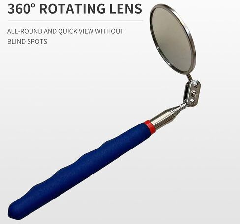 Telescoping Inspection Mirror mechanics Tool Set - 360 Swivel for Extra Viewing Dead Angle, Line of Sight Obstacle Area in Saudi Arabia