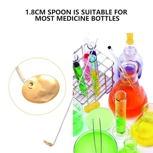 15pcs Copper Burning Spoons Laboratory Chemical Combustion Spoons Heating for Science Lab Experiments and Teaching Instruments 21-24cm in Saudi Arabia