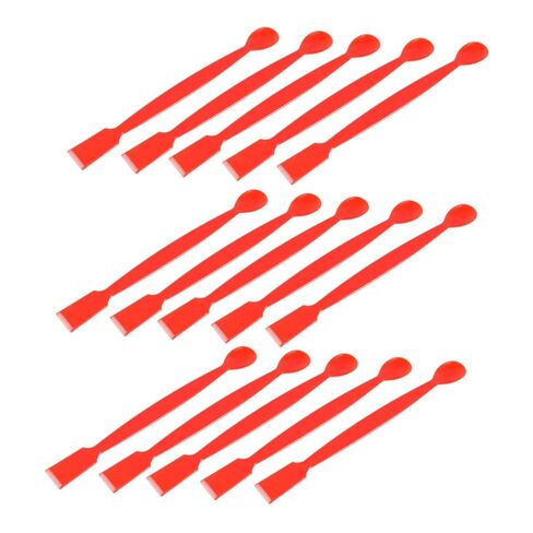 Cabilock 15pcs Plastic Laboratory Medicine Spoons 210mm Large Flat Tail Measuring Scoops for Powder Sampling Multifunctional Experimental and Medical Use in Saudi Arabia