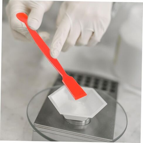 Cabilock 15pcs Plastic Laboratory Medicine Spoons 210mm Large Flat Tail Measuring Scoops for Powder Sampling Multifunctional Experimental and Medical Use in Saudi Arabia