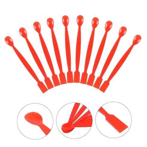 Cabilock 15pcs Plastic Laboratory Medicine Spoons 210mm Large Flat Tail Measuring Scoops for Powder Sampling Multifunctional Experimental and Medical Use in Saudi Arabia