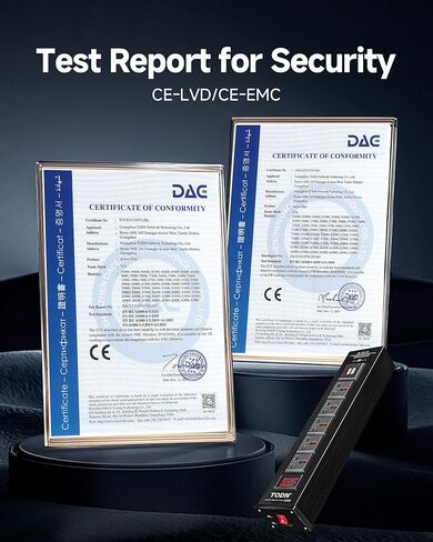 TODN Audio Power Conditioner for Studio - Clean up Power/Noise Reduction/Surge Protection/Improved Performance, CE-EMC/LVD Certified - N600 in Kuwait