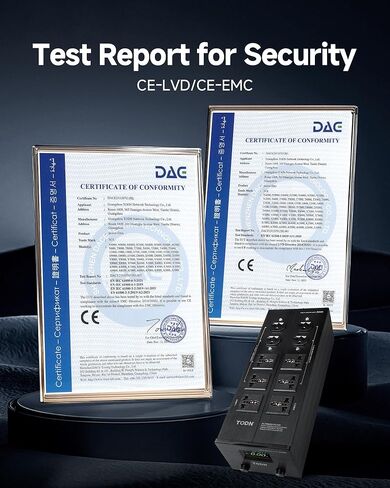 TODN Power Conditioner for Electronic Equipment - Clean up Power/Noise Reduction/Surge Protection/Improved Performance, CE-EMC/LVD Certified - N9000 in Kuwait