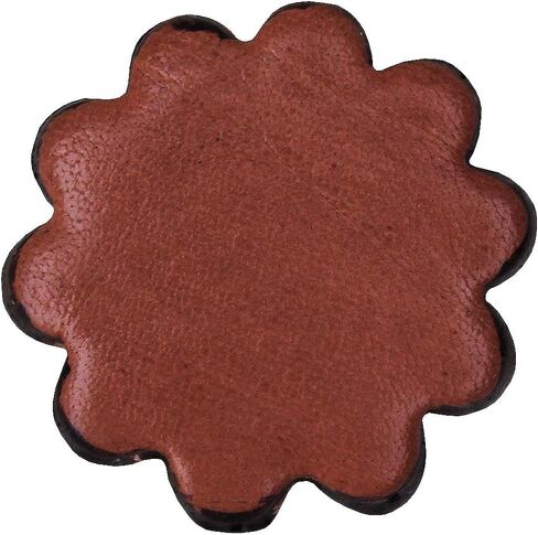 HILASON Set of 06 Plain Scalloped Leather Rosette Concho Saddle Tack 1-1/4" in Saudi Arabia