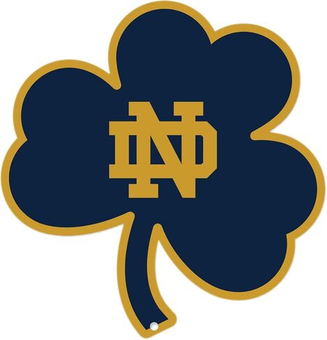 Authentic Street Signs NCAA Notre Dame – Shamrock- Super Heavy Duty Metal Fridge Magnets, for Car Magnet Accessories, Refrigerator Magnets for Kids, Gifts, Home and Office, 4 inch in Saudi Arabia
