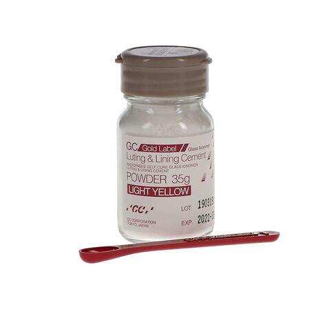 GC 002635 Fuji I Luting Dental Cement Light Yellow Powder 000134 in Kuwait