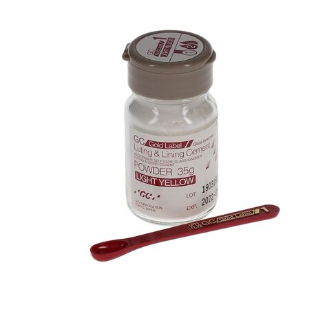 GC 002635 Fuji I Luting Dental Cement Light Yellow Powder 000134 in Kuwait