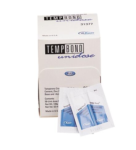 KaVo Kerr 31377 Tempbond Unidose Cement, 2.4 g (Pack of 50) in Kuwait