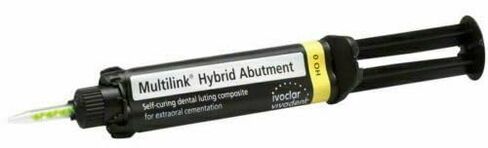 Ivoclar Vivadent 647182 Multilink Hybrid Abutment Dental Luting Cement Automix Syringe SC HO 0 in Saudi Arabia