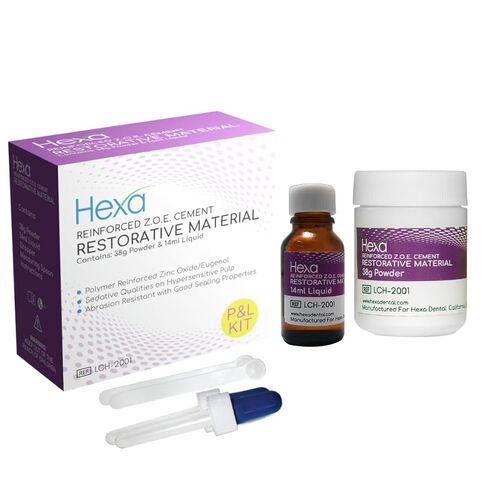 LCH-2001 عززت Z.O.E. مادة ترميمية أسمنتية 38 جم مسحوق ومجموعة سائلة 14 مل in Kuwait