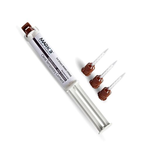 Mark3 4126 Temporary Cement Clear NE Automix Syringe 5 mL + 10 Mixing Tips in Kuwait
