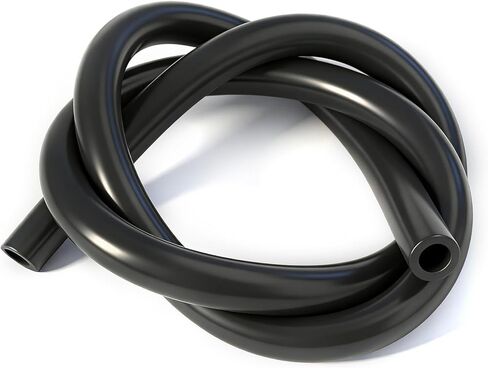 79-21491-83 Furnace Pressure Switch Hose 3/16 IDx19'' Compatible with Rheem Ruud Weatherking Goodman Furnace Pressure Switch High Temp Tubing Black in Kuwait