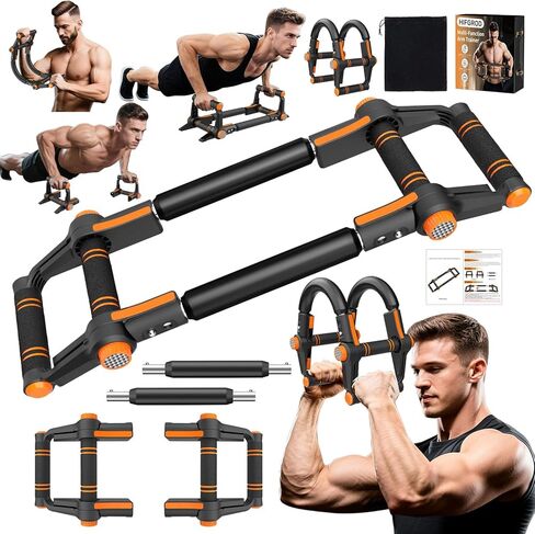 Twister Arm Trainer - 3-in-1 Adjustable Chest Workout Equipment,Portable Home Gym Chest & Arm Workout, Push Up Bars, 60-140lbs Resistance for Men Women in Saudi Arabia