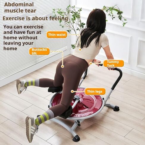 Ocdin Ab Circle Pro Fitness Turntable Abdominal Trainer - Home Gym Core Equipment with Rotatable Kneeling Pad in Kuwait