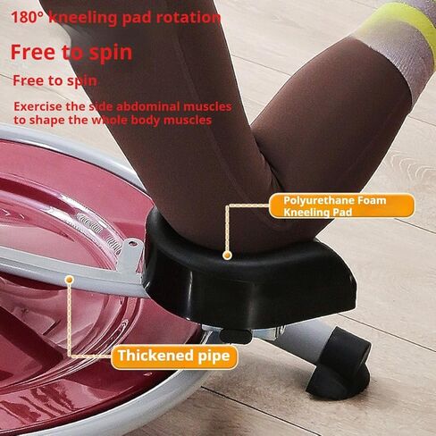 Ocdin Ab Circle Pro Fitness Turntable Abdominal Trainer - Home Gym Core Equipment with Rotatable Kneeling Pad in Saudi Arabia