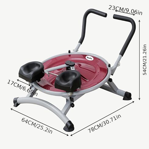 Ocdin Ab Circle Pro Fitness Turntable Abdominal Trainer - Home Gym Core Equipment with Rotatable Kneeling Pad in Kuwait