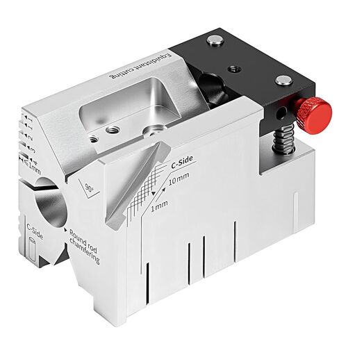 Multifunctional Processing Assistance Platform, Precision Model Cutting Drilling Chamfering Cube, Professional DIY Repairing Tool Craft Workstation w/Drilling Guide Aluminum Alloy in Kuwait