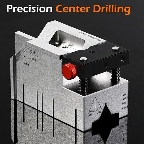 Multifunctional Processing Assistance Platform, Precision Model Cutting Drilling Chamfering Cube, Professional DIY Repairing Tool Craft Workstation w/Drilling Guide Aluminum Alloy in Kuwait