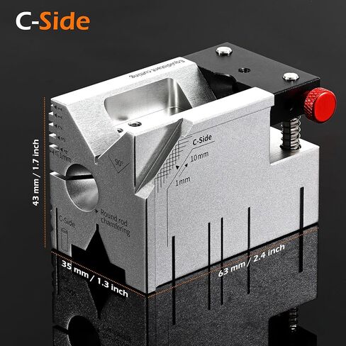 Multifunctional Processing Assistance Platform, Precision Model Cutting Drilling Chamfering Cube, Professional DIY Repairing Tool Craft Workstation w/Drilling Guide Aluminum Alloy in Kuwait