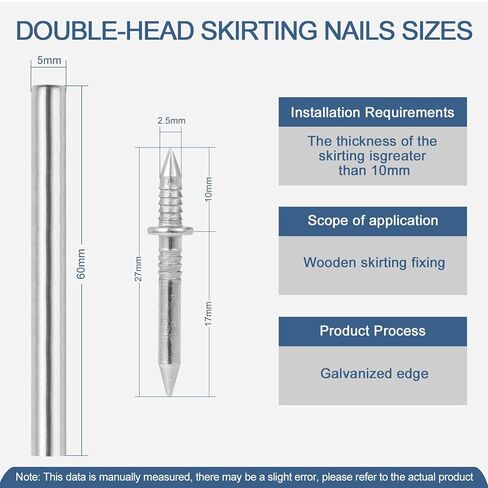 400 قطعة من مسامير الحواف ذات الرأس المزدوج مع 4 أدوات - براغي لوح قاعدة غير مرئية غير ملحومة لتزيين الخشب الصلب، تركيب على الوجهين in Kuwait