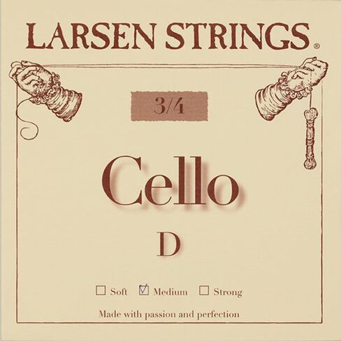 Larsen Original Fractional Cello Strings - Small Sizes D 3/4 Medium in Kuwait