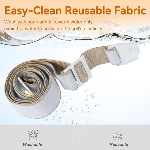 3 Pcs Ostomy Belt, Adjustable Colostomy Belt Attaches Securely to Ostomy Pouch, Prevents Chassis Detachment & Warping, Stoma Belts for Colostomy Post-Operative Care in Kuwait