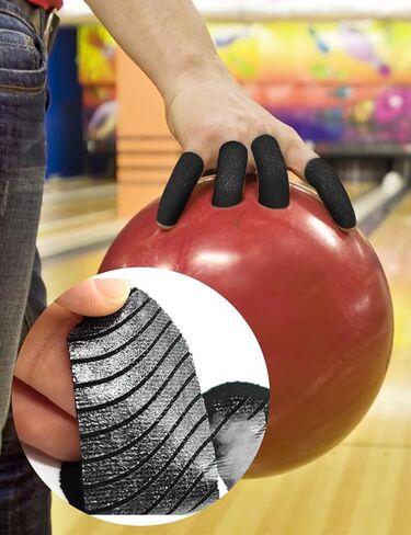 120PCS Black Breathable Bowling Thumb Strap, Bowling Finger Tape, Bowling Accessories for Men/Women（1x3inch ） in Kuwait