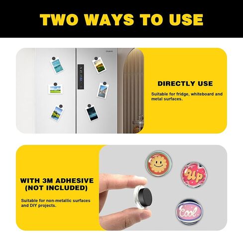 70 قطعة مغناطيس سيراميك دائري للحرف اليدوية، 1.18 × 0.15 بوصة مغناطيس صناعي من الفريت الأسود القوي للثلاجة، DIY، الفصول الدراسية، والمشروعات العلمية in Kuwait