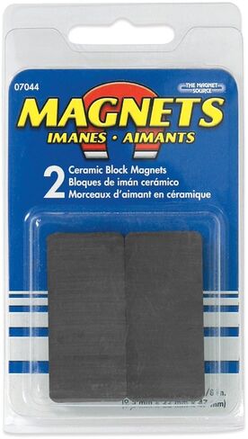 كتلة السيراميك المغناطيسية من The Magnet Source TMS7044 مقاس 1.87 بوصة قطعتان - عبوة من 3 قطع in Kuwait