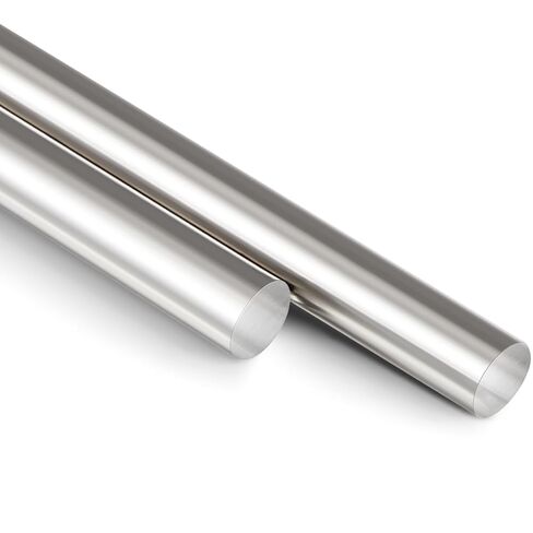 2 Pcs 304 Stainless Steel Rod 3/8''(10 mm) Diameter 36'' (915 mm) Length Solid Round Bar Metal Shaft Rods for DIY Craft Industry Metal Working in Saudi Arabia