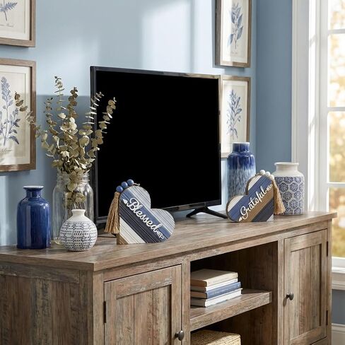 Valery Madelyn Rustic Love Wood Sign for Home Valentines Day Decor, Farmhouse Love Wooden Heart Indoor Table Centerpiece,Red Valentines Day Decorations For Kitchen Living Room Indoor Table Decor in Kuwait