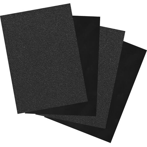 2Pcs Black ABS Plastic Sheet, 12x8 Inch, 1/8 Inch Thick for DIY Crafts & Projects in Kuwait