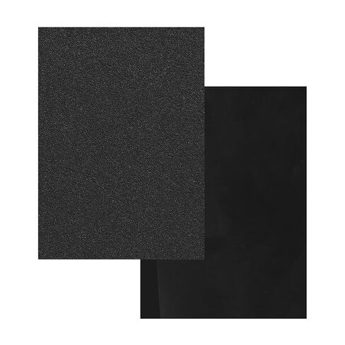قطعتان من ملاءة بلاستيك ABS سوداء، مقاس 12 × 8 بوصة، بسُمك 1/8 بوصة للحرف اليدوية والمشروعات اليدوية in Kuwait