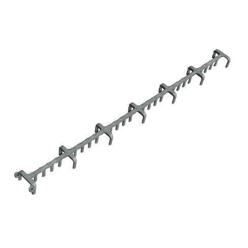 Sandbaggy Plastic Slab Bolster - Continuous Rebar Support Chair - Snap & Lock Ends, Flexible Design - 29 Rebar Capacity (200, 1-1/2 in x 2.5 ft (H x L)) in Saudi Arabia
